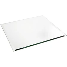 Plymor 16" Square, 5mm Thick Beveled Glass Mirror
