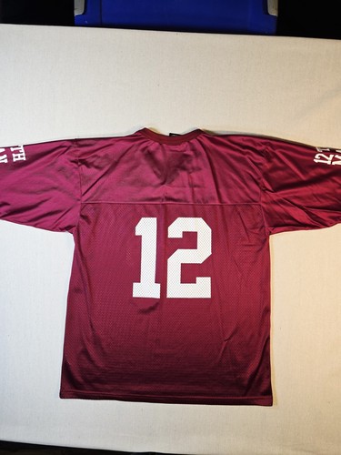 VINTAGE 90s Team Nike Tag Texas A&M Aggies Football #12 Jersey L Maroon NCAA - Picture 3 of 9