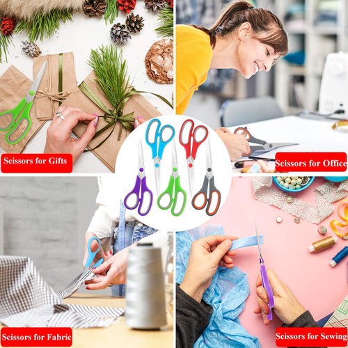 Schere Großpackung Set 25er Pack, 8" Mehrzweck Scharf Nähen Handwerk Schere Fabri... - Bild 5 von 7