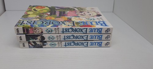 Blue Exorcist Books 1-3 by Kazue Kato Paperback 2011 Manga Anime Like New Condi - Picture 2 of 3