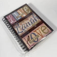 Inspirational Journal Diary Live Laugh Love 9” x 6”