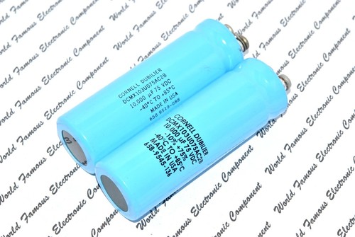 1pcs Cornell Dubilier DCMX 10000uF 75V Screw Terminal Electrolytic Capacitor - Picture 1 of 5
