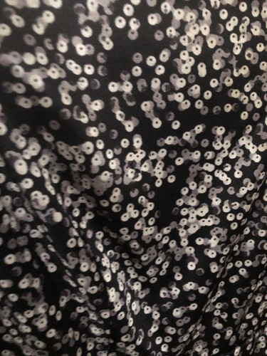 3X / 4X ~ TIERED DRESS ~ Black Dotted STRETCH Lane Bryant - Picture 2 of 4