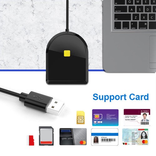 Tragbare IC-CAC-Kartenleser USB2.0 DOD CAC USB f��r Bank-Post-Chipkarten - Bild 5 von 6