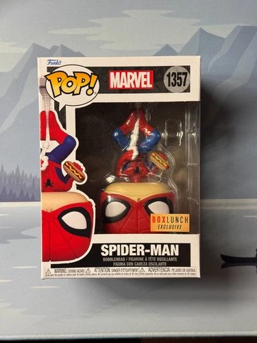 Funko Pop! Marvel Spider-Man Eating Hotdog #1357 Boxlunch Exclusive NIB