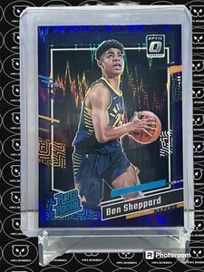 Ben Sheppard Rookie RC 2023-24 Panini Donruss Optic Purple Shock #221 Pacers