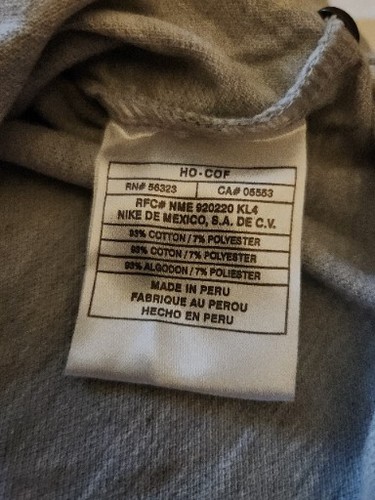 Polo Nike vintage argent étiquette gris moyen NEUF - Photo 3/3