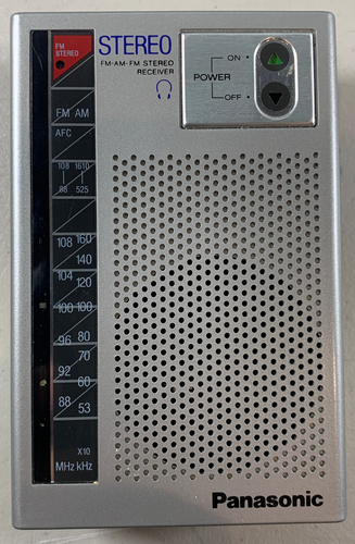 Tested Works Vintage Panasonic RF-455 AM/FM Stereo Headset Radio