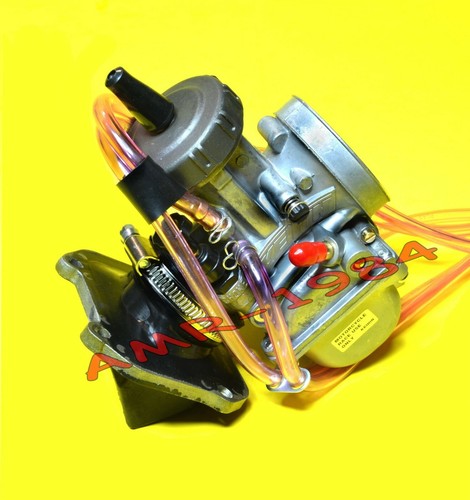 CARBURATORE 35 KEIHIN PWK 35 + COLLETTORE APRILIA 125 RS  CON Mix NUOVO  - Foto 2 di 3