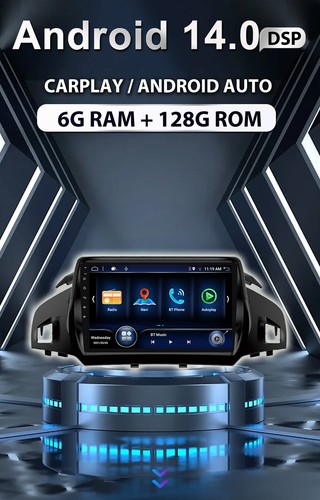 9"For Ford Escape 2013-2019 Ford Kuga 2012-18 Android 14 Car Stereo GPS 6G+128GB - Picture 3 of 16