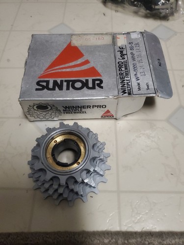 SunTour Winner Pro 6-Speed NEW / NOS 13T-19T  Road Freewheel Vintage NIB +++ - Picture 1 of 3