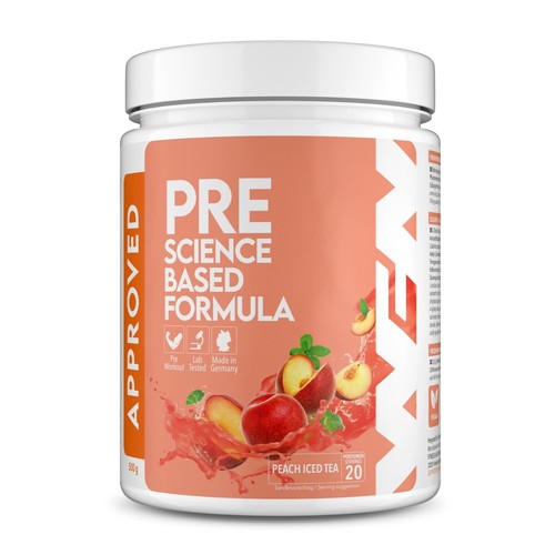 WFN Approved Pre - Pre Workout Booster - 500g - 20 Portionen