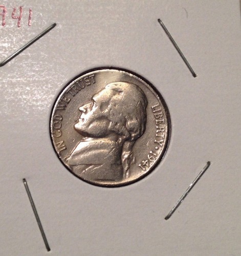 1941 5C Jefferson nickel - Picture 1 of 2