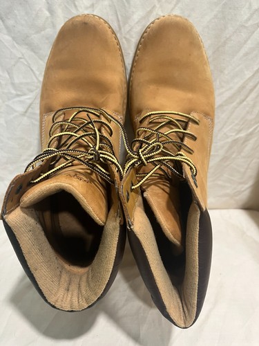 84-Timberland Größe 11 ohne Absatz Schnürstiefel hellbraun - Bild 7 von 8