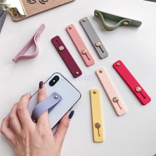 HOT 2PCS Self-adhesive Finger Grip Strap Phone Holder Kickstand for iPhone/iPad - Picture 2 of 49