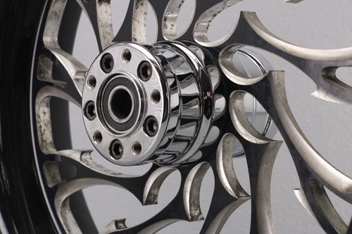 2008 Harley Electra Glide Rear Back Wheel Rim RC COMPONENTS ALIEN ECLIPSE 18X5.5 - Picture 16 of 22
