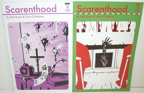 Mini serie completa 2020 Nick Roche IDW Comics Scarenthood 1-4 (de 4) - Imagen 4 de 4