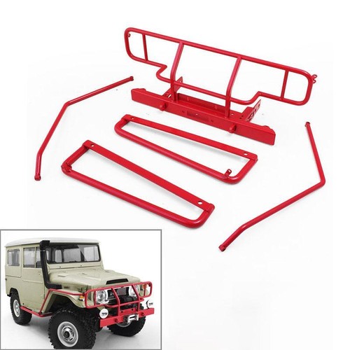 Metal Bumper Pedal Kits for 1/10 RC Off-road Vehicles Model FJ40 Accessories - Picture 2 of 7