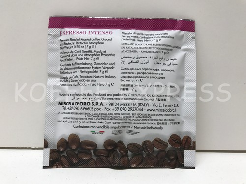 Miscela D'Oro italian Espresso Intenso (Single) - 150 Espresso Pods cappuccino - Picture 3 of 3