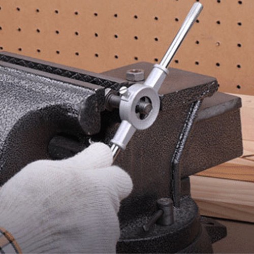 US 40 Pc Carbon Steel SAE & METRIC Tap and Die Set Adjustable Wrench T-Handle - 第 8/11 張圖片