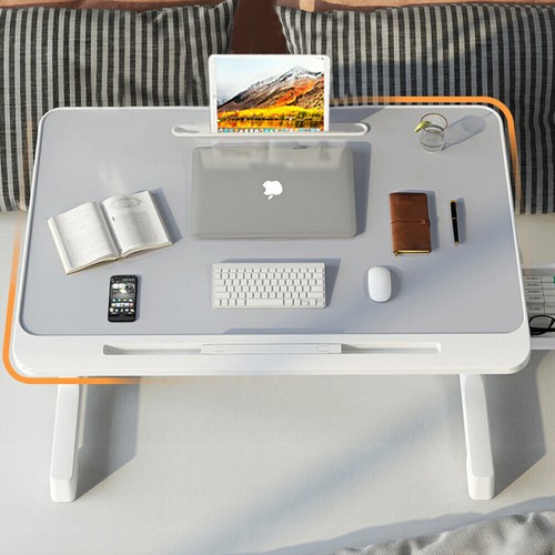 Folding Laptop Table Bed Tray Sofa Lap Desk Notebook Stand Adjustable Height NEW - Picture 5 of 17