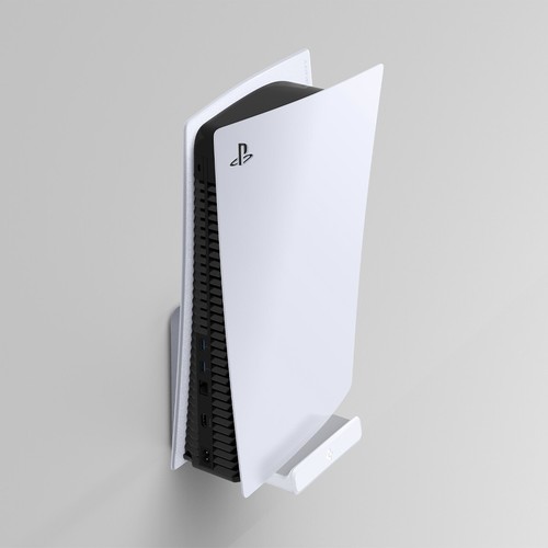 Spigen [PS5 Console Wall Mount] For Sony Playstation 5 Disc and Digital Version - Picture 7 of 22