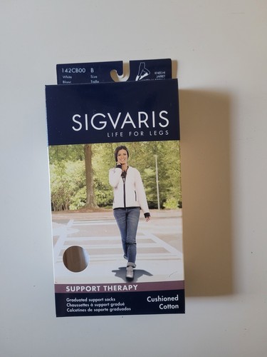 Sigvaris Knee-Hi Jarret Größe B weiß 15-20 mmHg Kompressionsstrumpfwaren 142CB00