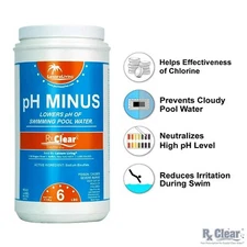 Rx Clear pH Minus Decreaser Sodium Bisulfate Swimming Pool Chemical - 6 lbs