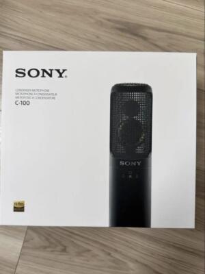 Sony C-100 Zwei-Wege Hi-Res Kondensator Mikrofon Seitenadresstyp Made in Japan