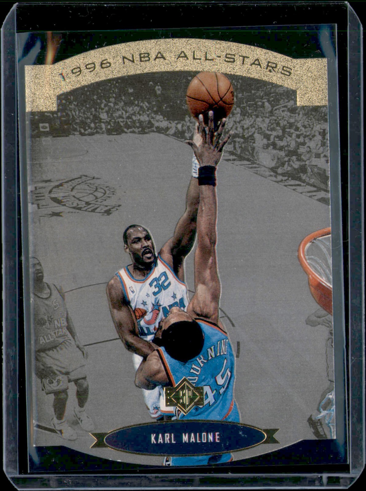 1995-96 SP NBA All-Stars Die-Cut Gold Karl Malone #AS19 HOF