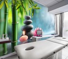 3D Bamboo Stone R1217 Business Wallpaper Wall Mural Self-adhesive Commerce Panda
