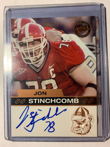 2003 Presseausweis Auto Jon Stinchcomb Georgia