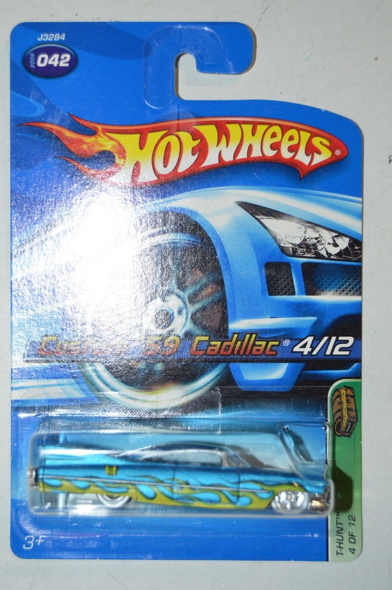 ホットウィール 2006 トレジャーハント　カスタム '59 キャデラック 2006 Hot Wheels Treasure Hunt Custom 59 Cadillac Blue REAL