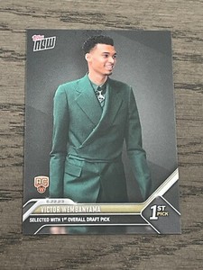 2023-24 Topps Now Victor Wembanyama Draft Pick RC #D-1 San Antonio Spurs  (B)