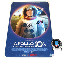 RICHARD LINKLATER SIGNED 'APOLLO 10 1/2' 12x18 MOVIE POSTER BECKETT COA RICHARD LINKLATER SIGNED 'APOLLO 10 1/2' 12x18 MOVIE POSTER BECKETT COA
