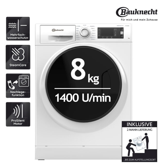 Waschmaschine Frontlader Bauknecht W ACTIVE 823 PS 8KG Weiß 2ML