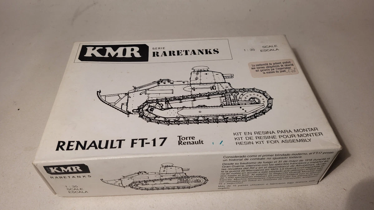 Maquette Mécanique Renault FT-17 Mosquito - Kit De Construction Metal Time - Modèle Réduit En Métal