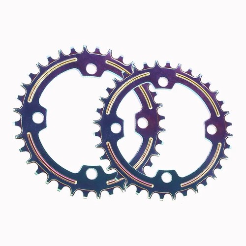 MTB Bicycle Chainring 104BCD Round 34/36/38/40T Tooth Mountain Bike Chainwheel - Picture 5 of 11