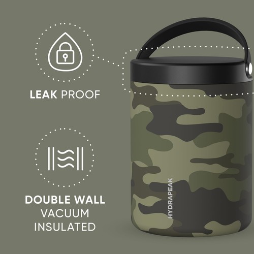 32oz Stainless Steel Vacuum Insulated Thermos Food Jar | Thermos for Hot Food... - Picture 4 of 9