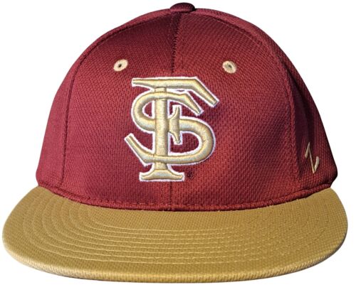 Florida State Seminoles Hat Cap by Zephyr Garnet & Gold Stretch Fit size M/L - Picture 2 of 5