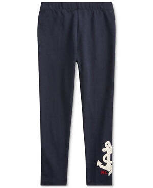 Polo Ralph Lauren Toddler Girls Anchor Stretch Jersey Legging, Size 4T - 第 2/2 張圖片