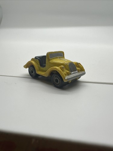 Micro Machines 1986 Galoob '36 Yellow MG T-Type Roadster Car 1936 Convertible