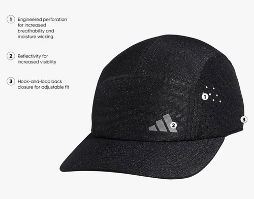 Adidas Hombre Superlite Trainer 3 Rendimiento Calce Relajado Sombrero Ajustable - Imagen 2 de 3