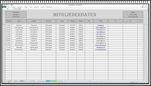 Vereinssoftware Mitgliederverwaltung Beitragsverwaltung Vereinsbuchhaltung App - Bild 4 von 9