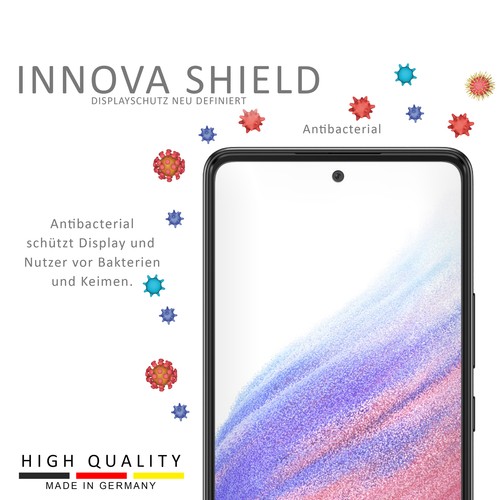 4x Panzerfolie Displayglas Schutz fü Samsung Galaxy A53 5G Echt 9H Fingerabdruck - Bild 3 von 6