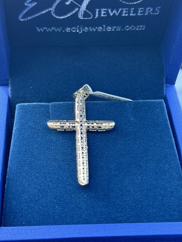 10K YELLOW GOLD CROSS PENDANT 2.5 G - Picture 3 of 5