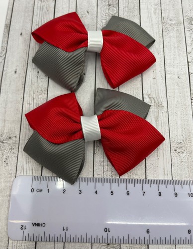 Red, Grey and White School Hair Accessories - Picture 48 of 53