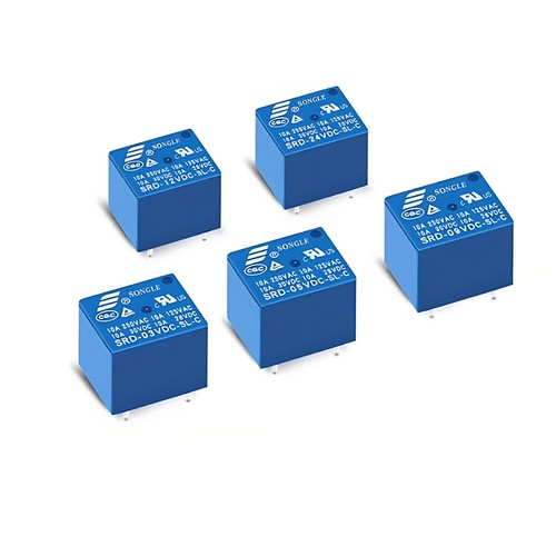 Miniatur Print Relais 3V 5V 12V 24V SPDT 4/5 Pins SRD-3/5/12/24VDC-SL-C Relay - Bild 7 von 10