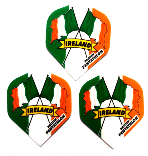 Irland Irish Dart Flights 10 Sets / 30 Stück Irish Flag Design DartsAusverkauf - Bild 5 von 7