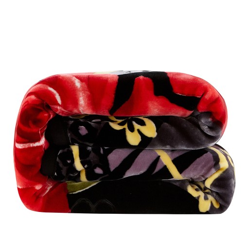 Crystal Velvet Plush Mink Blanket Korean Style Printed Heavy Blanket K/Q - Picture 17 of 44